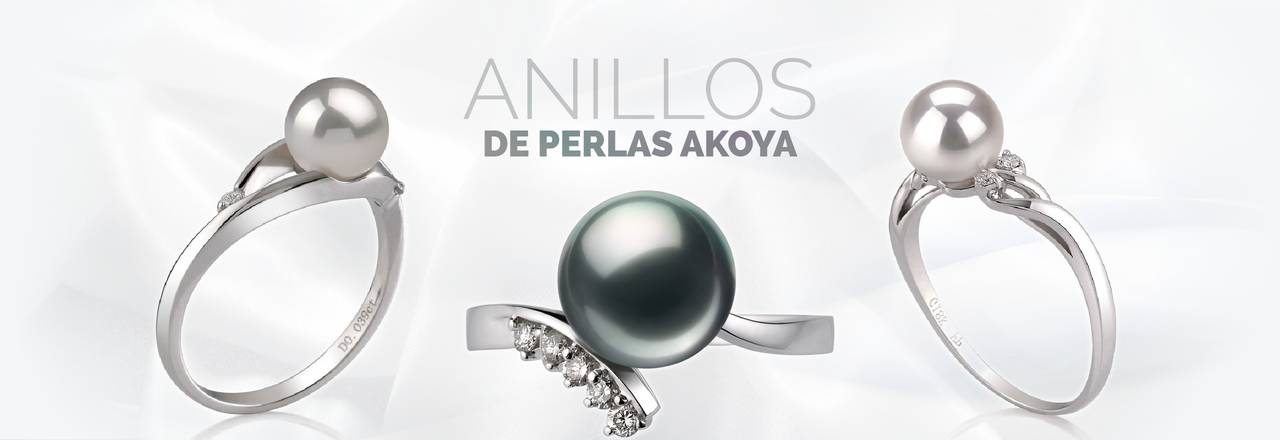 PearlsOnly Anillos de perlas de Akoya