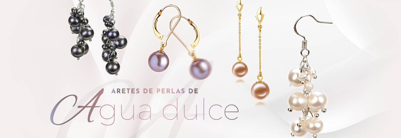 PearlsOnly Pendientes de perlas de agua dulce