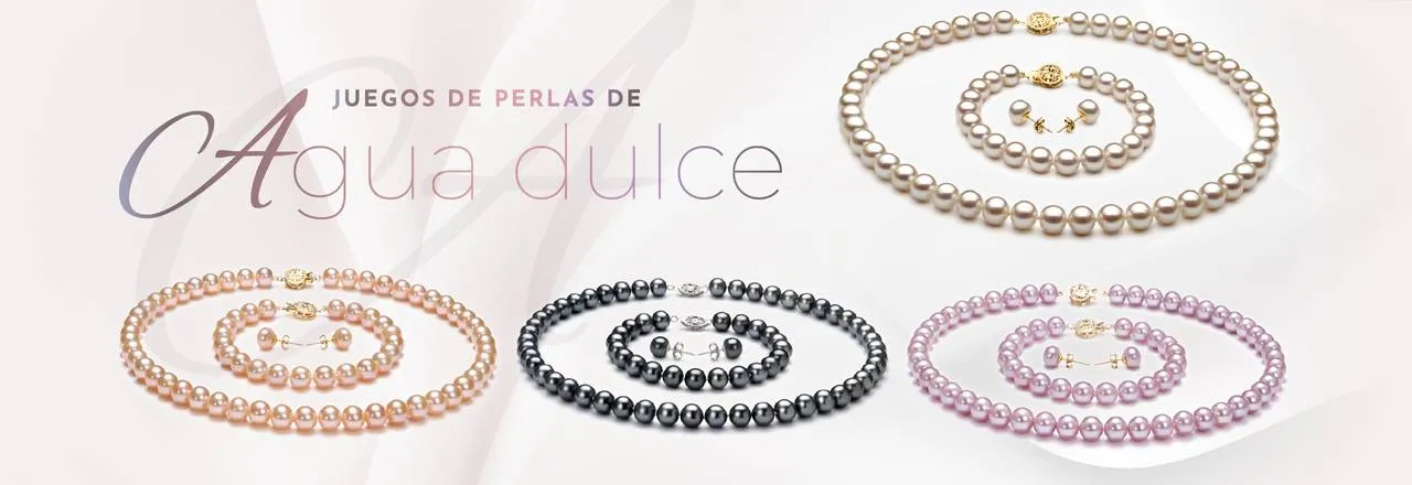 PearlsOnly Conjunto de perlas de agua dulce