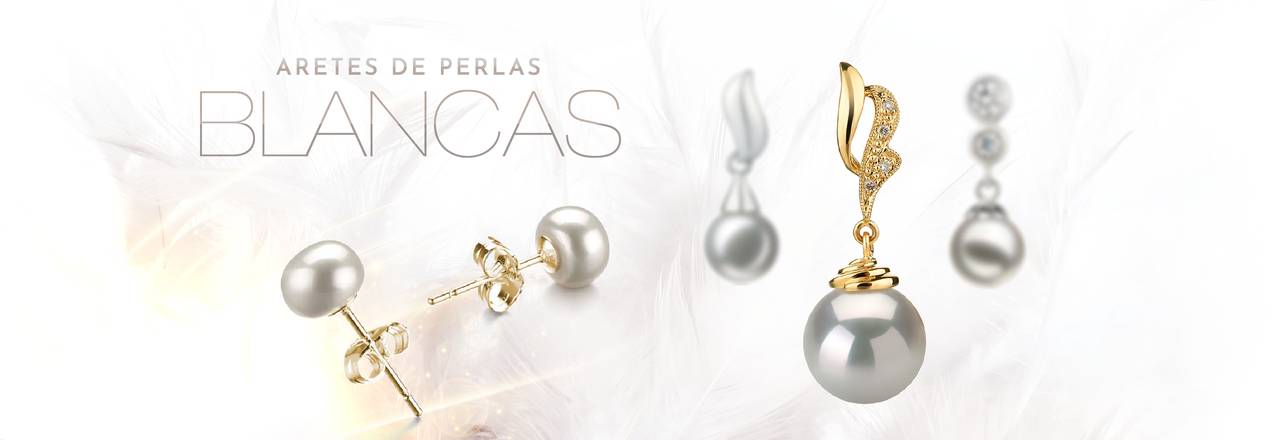 PearlsOnly Pendientes de perlas blancas